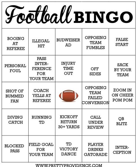 bingo football|free football bingo card generator.